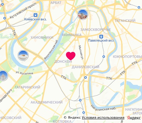 На карте