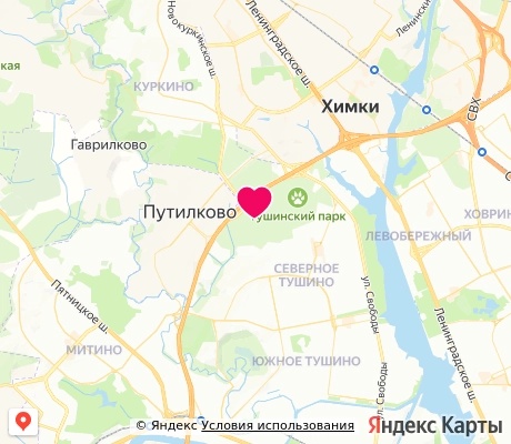 На карте