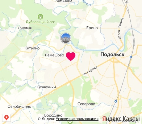 На карте