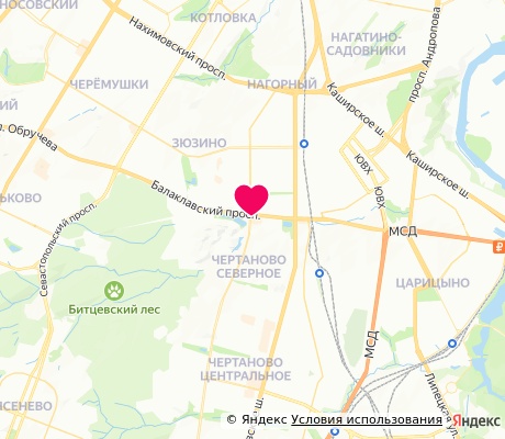 На карте