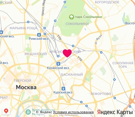 На карте