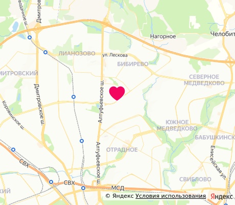 На карте