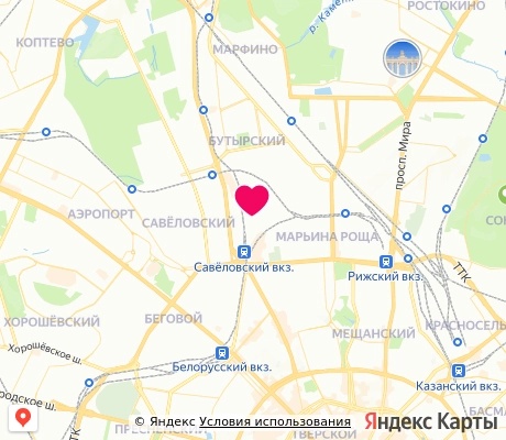 На карте