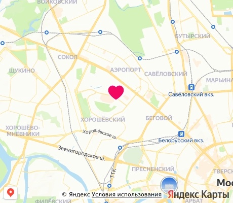На карте