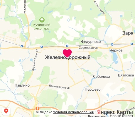 На карте