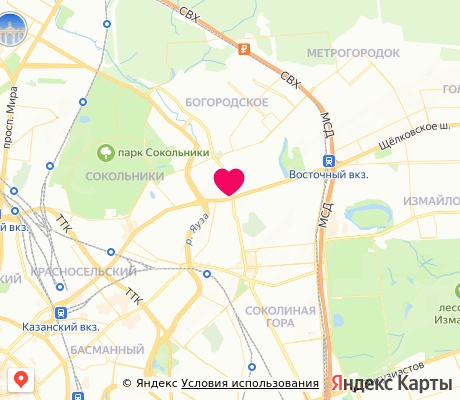 На карте