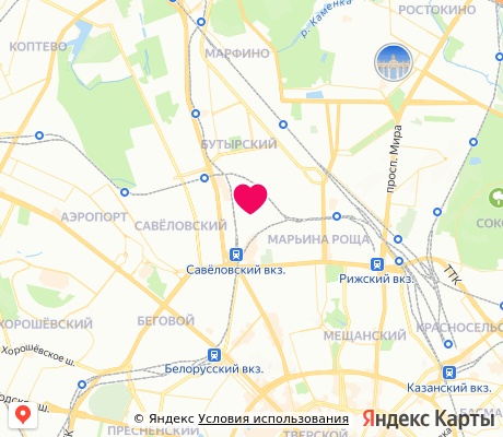 На карте