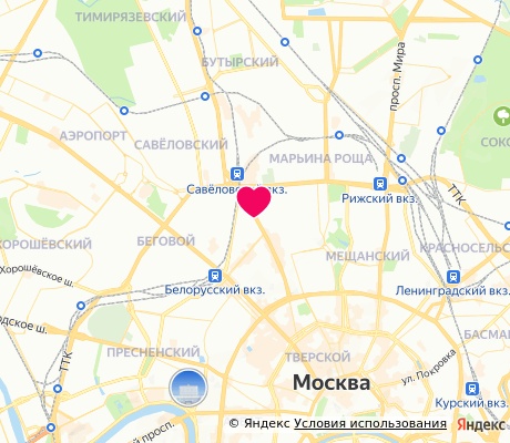 На карте