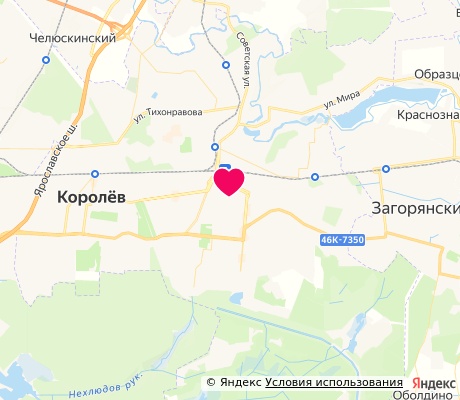 На карте