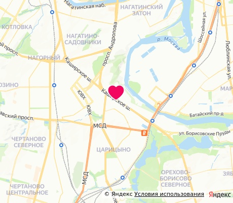 На карте