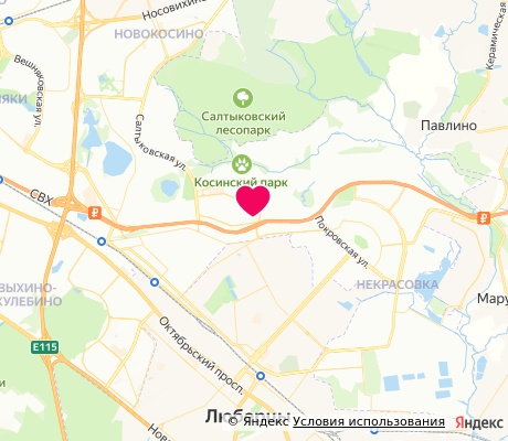 На карте