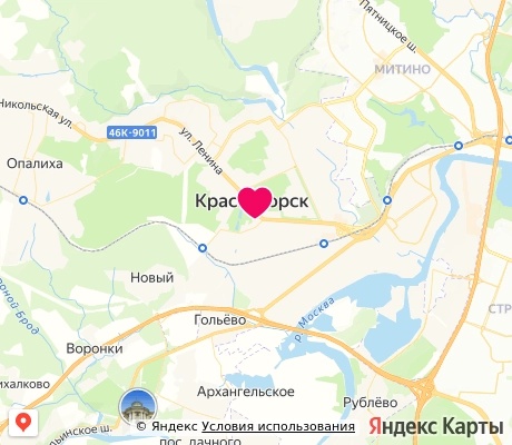 На карте