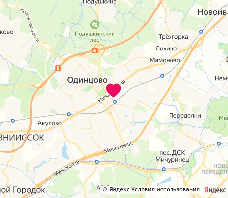 На карте