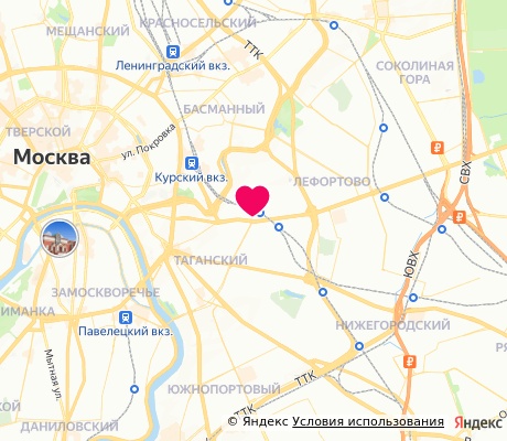 На карте