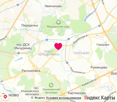 На карте