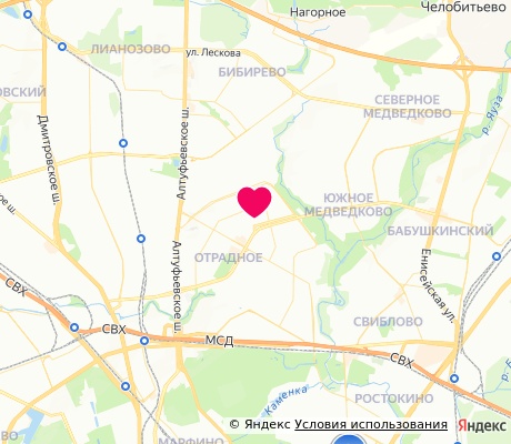 На карте