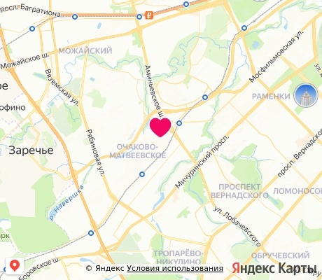 На карте