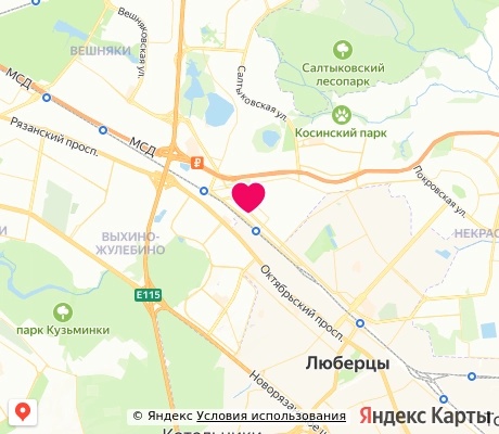 На карте