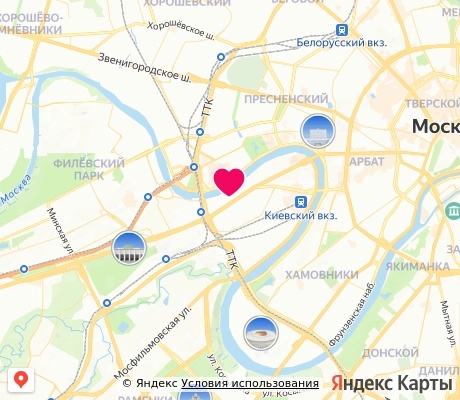 На карте