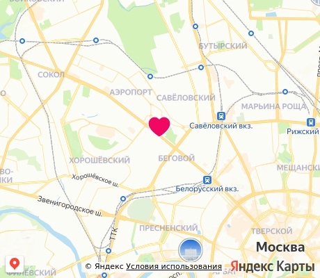 На карте
