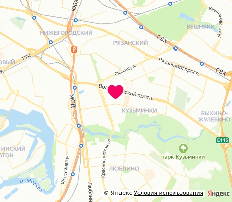 На карте