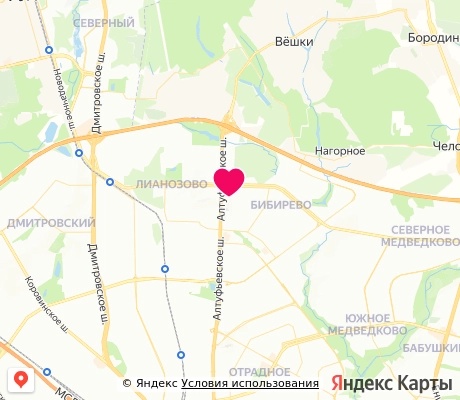 На карте