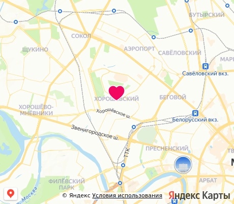 На карте