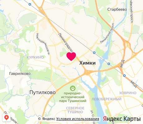На карте