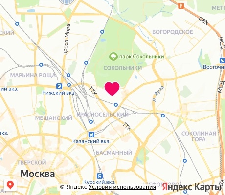 На карте