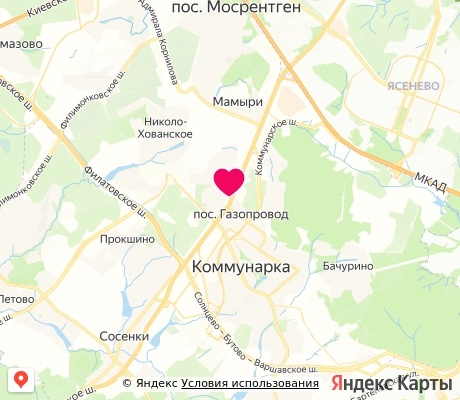 На карте