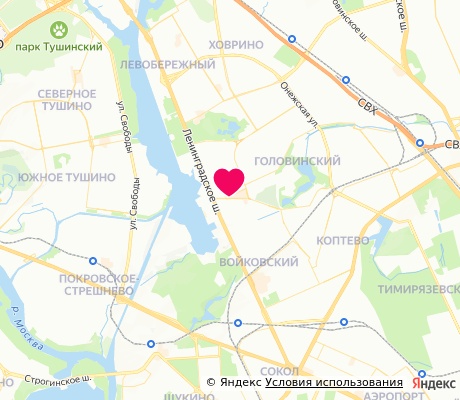 На карте
