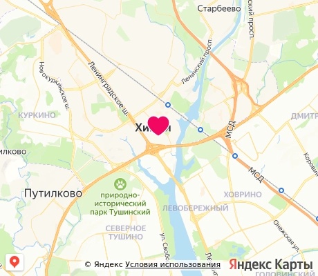 На карте