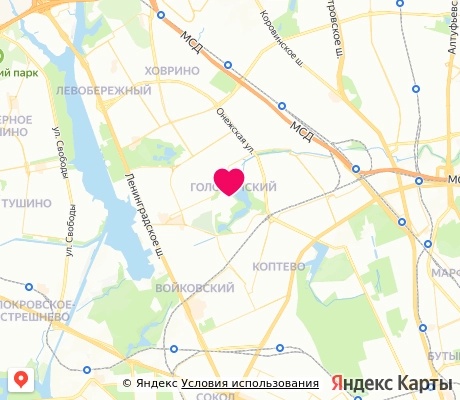 На карте