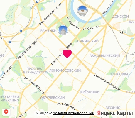 На карте
