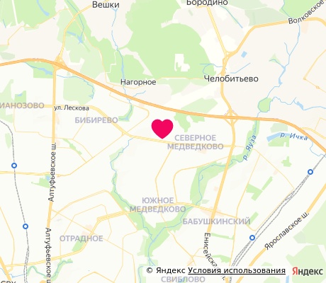 На карте