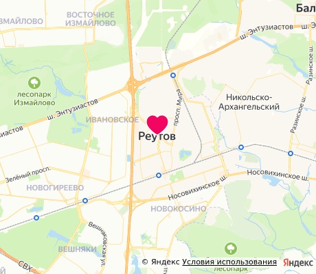 На карте
