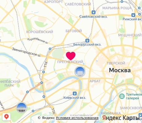 На карте