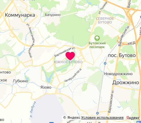 На карте
