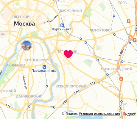 На карте