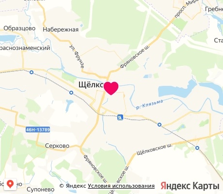 На карте