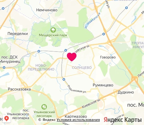 На карте