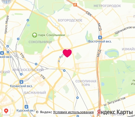 На карте