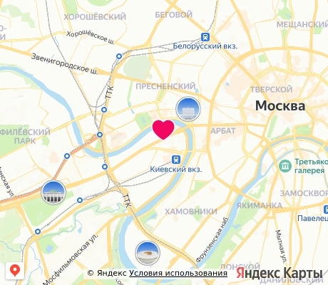 На карте