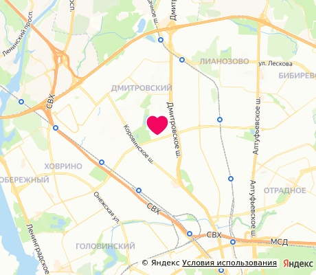На карте