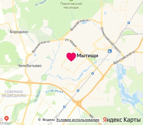 На карте