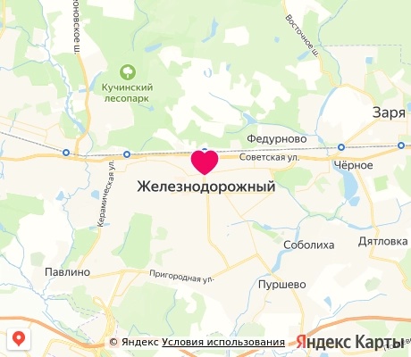 На карте