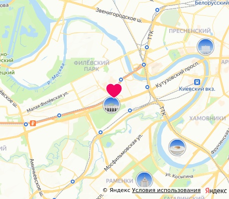На карте