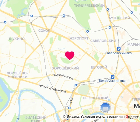 На карте