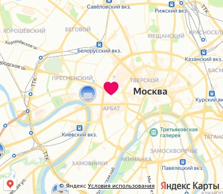 На карте
