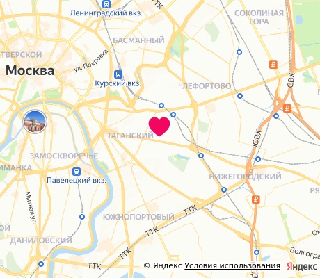 На карте